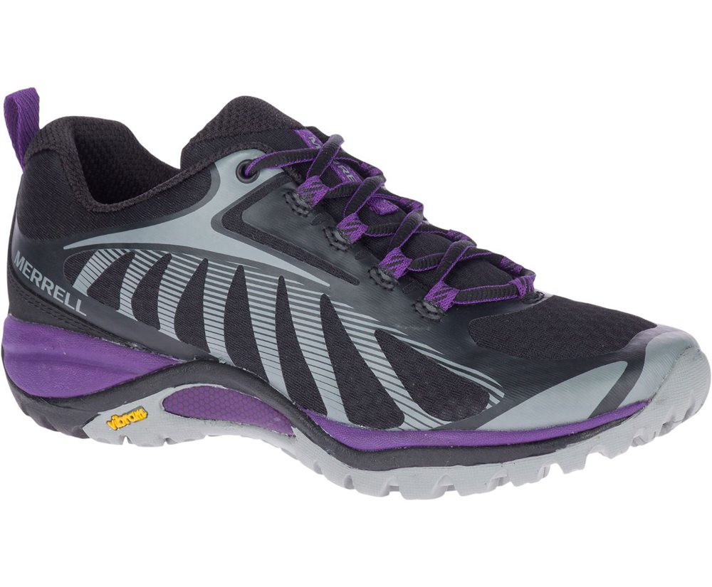 Tenis Senhora - Merrell Siren Edge 3 - Pretas/Roxo - BVZ962408